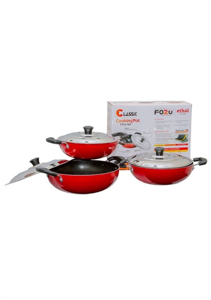 Classic Cooking Pot 3Pcs Set